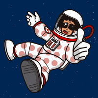 Space Floating GIF by Pepephone
