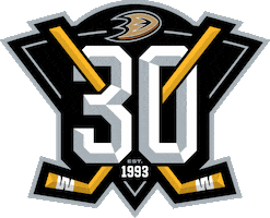 30Th Anniversary Sticker by Anaheim Ducks