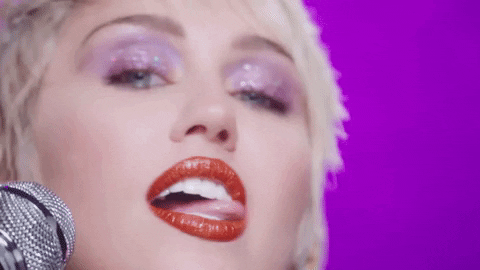 Tongue Out GIF by Miley Cyrus - Find & Share on GIPHY