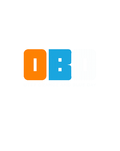 Utep Orange And Blue Day Sticker by UTEP Miners