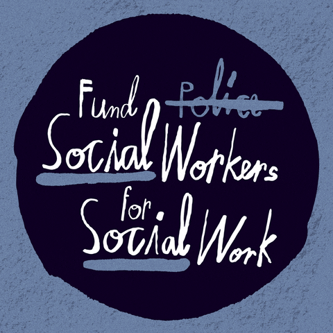 EstudioZavala defund the police social work defundthepolice fund social workers GIF