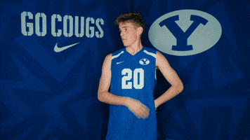 Proud Sport GIF by BYU Cougars