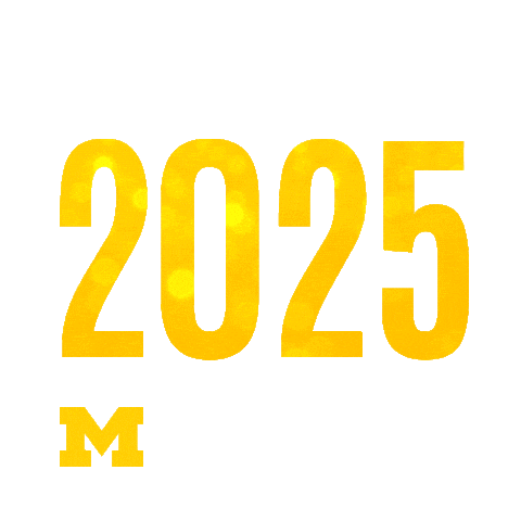 Graduation Classof2025 Sticker by Michigan Public Health
