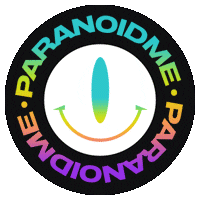Paranoidme Sticker by BOLDTRON