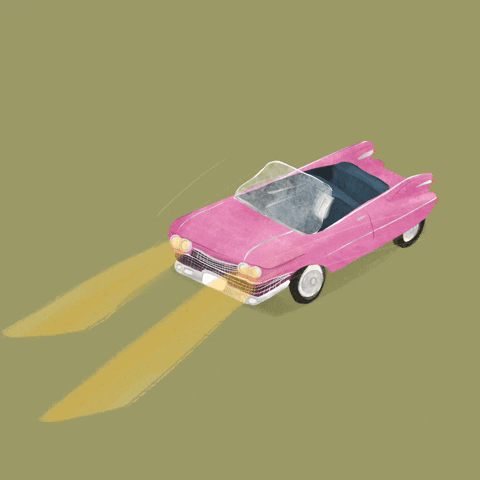 Pink Illustration GIF
