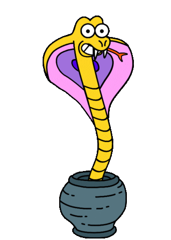 Snake Cobra Sticker by Earth Cubs