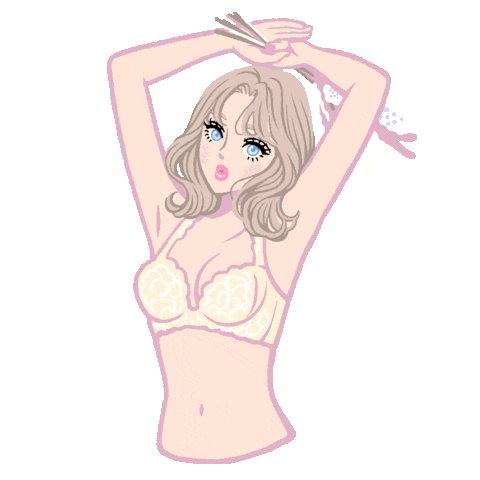 Girl Illustration Sticker by PEACH JOHN