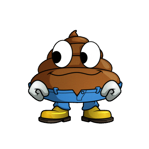 Shame Farting Sticker by Hugo.fm