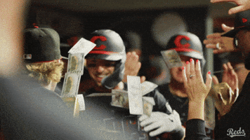 Celebration Baseball GIF by Cincinnati Reds