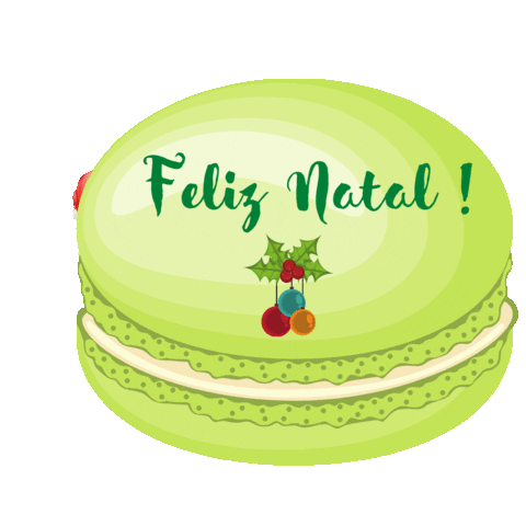 Natal Sticker by Drina's Macarons