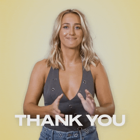 Thanks Thank You GIF by Ashley Cooke