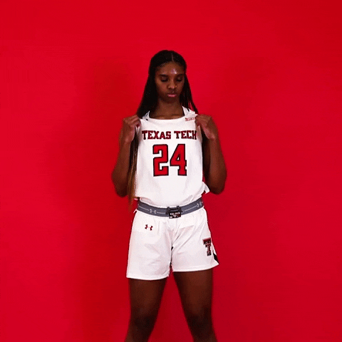 Taylah Thomas GIF by Texas Tech Women's Basketball