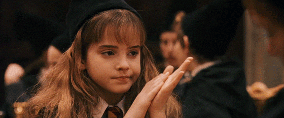  clapping hermione granger dissapointed GIF