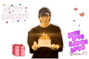 Happy Birthday Jg Sticker