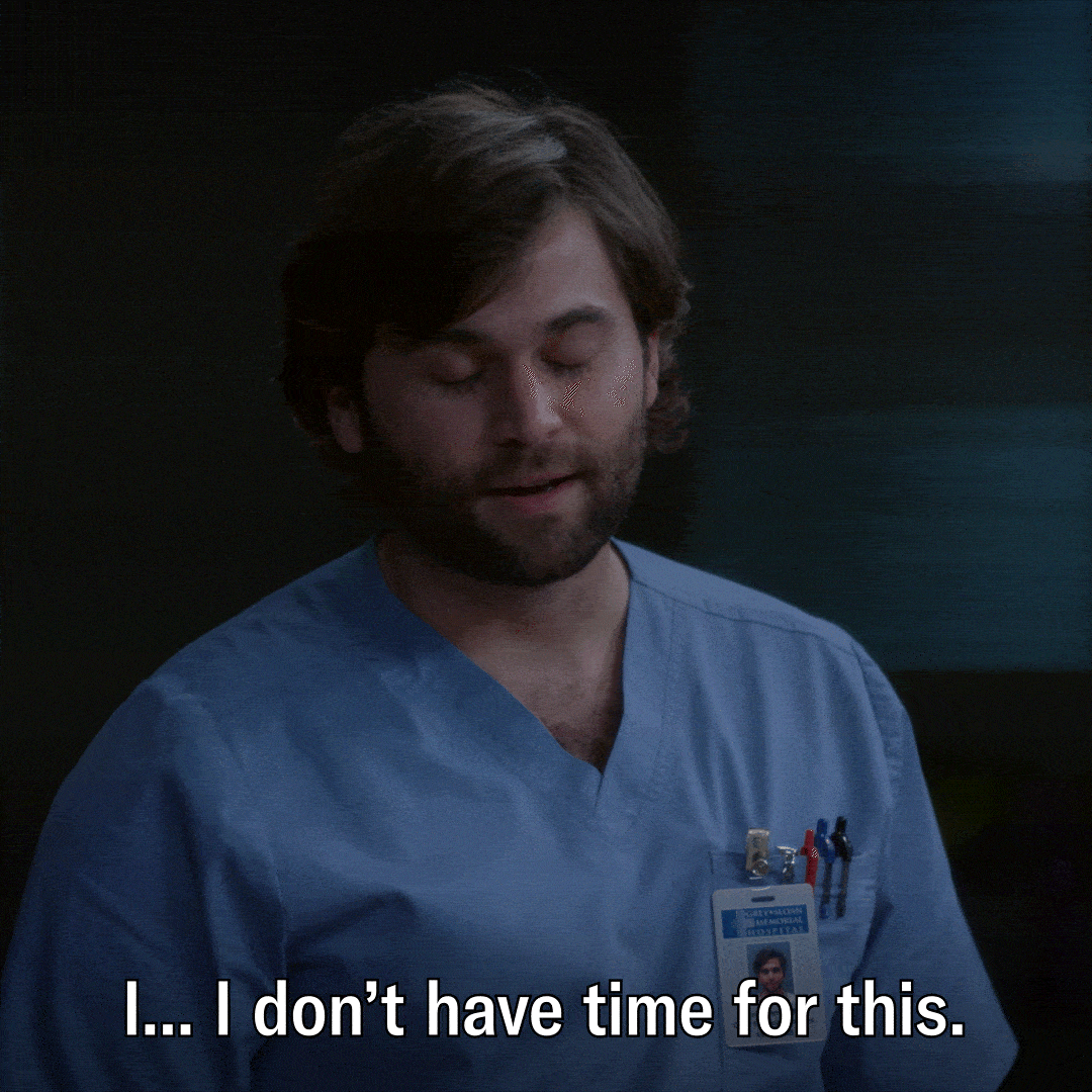Running Late Greys Anatomy GIF by ABC Network - Find & Share on GIPHY