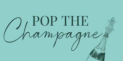 Champagne Hooray GIF by Herzbraut - Concept Boutique