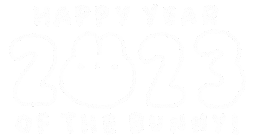 Chinese New Year Bunny Sticker by rainydayink
