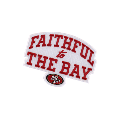 Niners Faithful Sticker by San Francisco 49ers