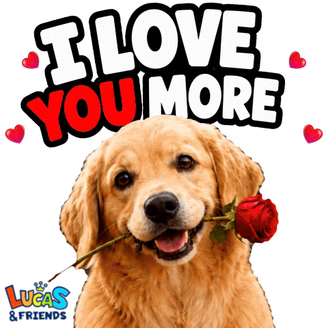 Love You The Most GIF by Lucas and Friends by RV AppStudios