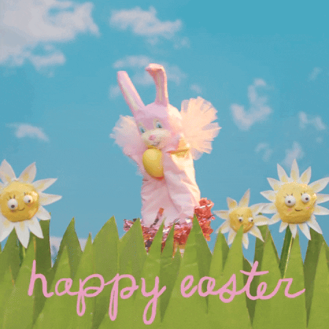 Easter Bunny Puppet GIF by Jess