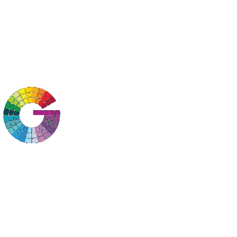 Logo Rainbow Sticker by Color Guru