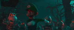 Scared Super Mario Bros Movie GIF by Leroy Patterson