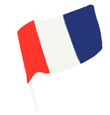 french flag waving gif