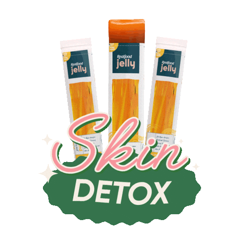 Jelly Glowing Sticker by Realfood Winta Asia