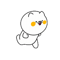 강아지 Running Sticker