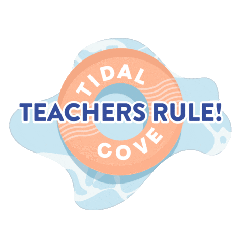 Teacher Float Sticker by Tidal Cove