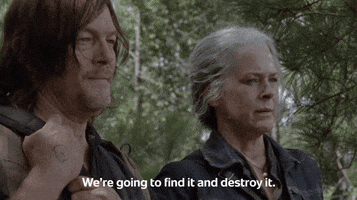 Norman Reedus Reaction GIF by The Walking Dead