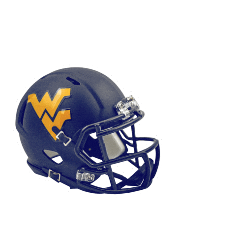Helmet Wvu Sticker by WestVirginiaU