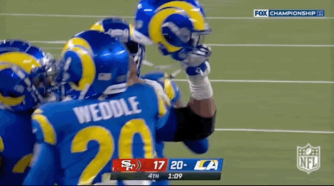 Los Angeles Rams Football GIF by NFL - Find & Share on GIPHY