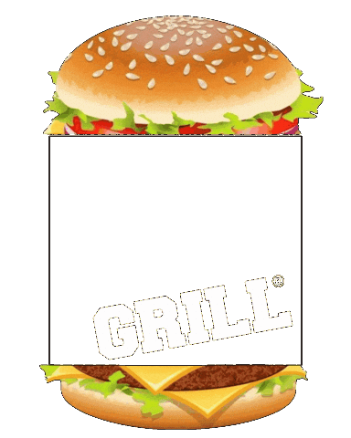 Fast Food Burger Sticker by 99-Grill