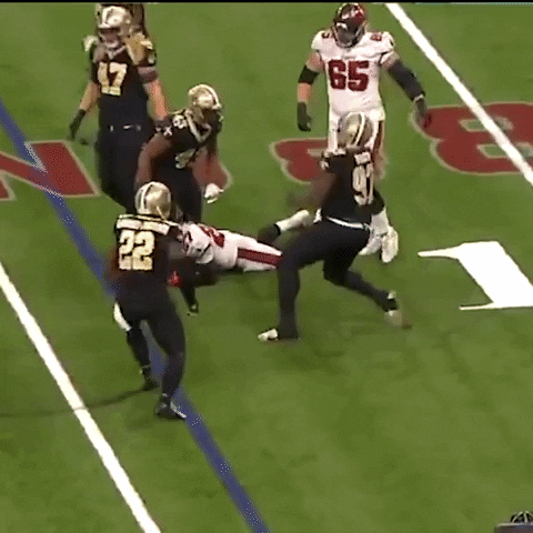 Nfl Defense GIF by New Orleans Saints
