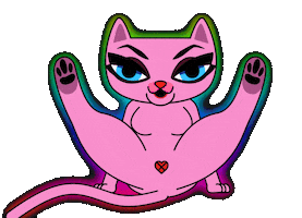 Sexy Cat Sticker by Warner Music Benelux
