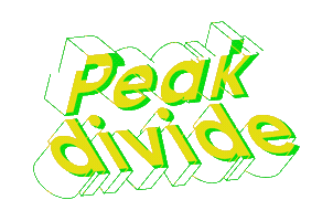 Sticker by The Peak Divide