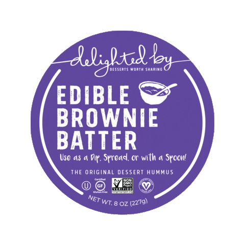 DELIGHTED BY Desserts Sticker