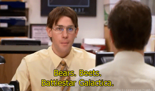 Bears-beets-battlestar-galactica GIFs - Get the best GIF on GIPHY
