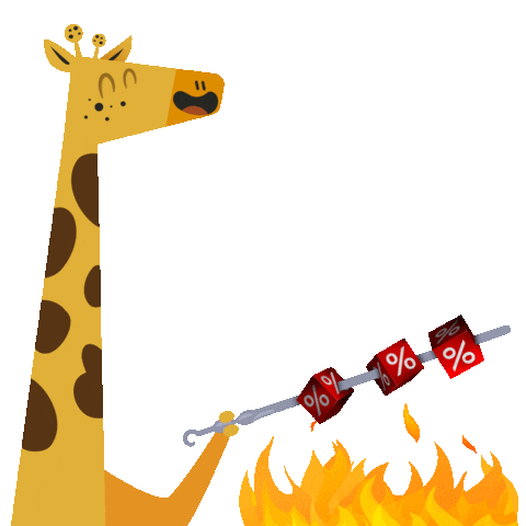 Loja Girafa Sticker