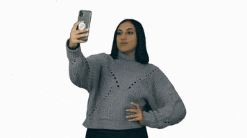Phone Selfie GIF by 89.7 Bay