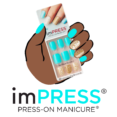 Press On Nails Sticker by KISS Products for iOS & Android GIPHY