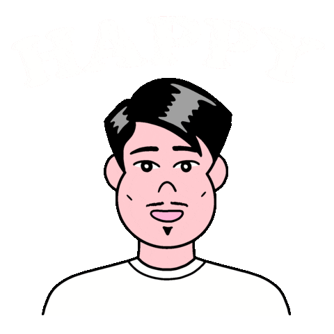 Happy Man Sticker by JUN OSON