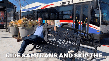 SamTrans green positive bus stress GIF