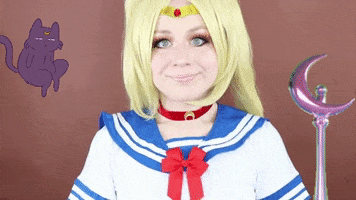 Happy Sailor Moon GIF by Lillee Jean