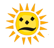 Face Sun Sticker by Mo - Ash