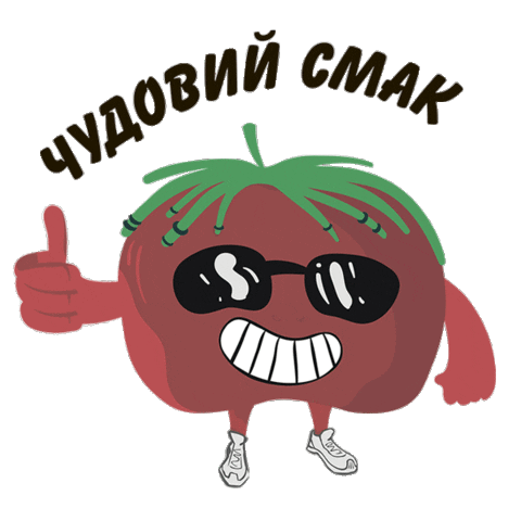 Tomato Sticker by CarrotMorkishka