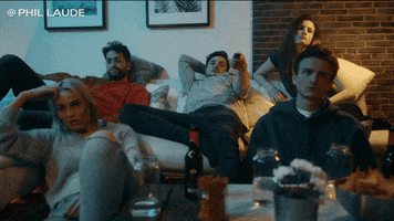 PhilLaude reaction funny netflix laughing GIF