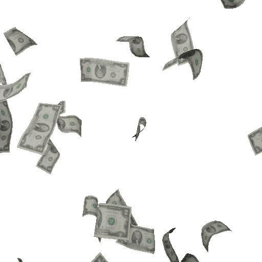 Money Raining Sticker
