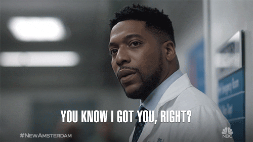 You Know I Got You Best Friends GIF by New Amsterdam - Find & Share on GIPHY